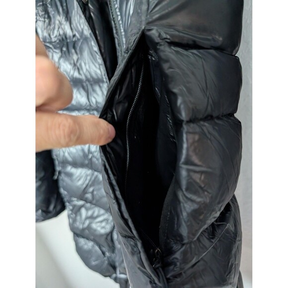 Nike Jacket Womens Small Black Long Puffer Quilted Parka Insulated Lightweight - Picture 5 of 11